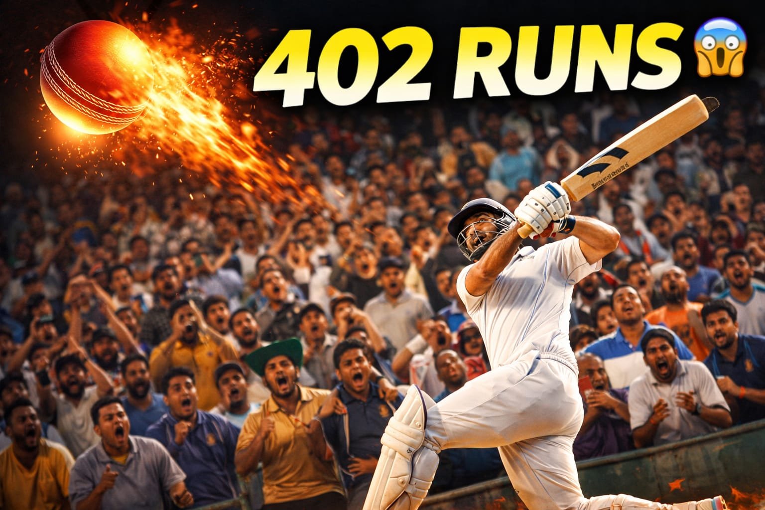 ಸ್ಯಾಮ್ ಚೀಕ್ 402 ರನ್ ಇನಿಂಗ್ಸ್ – 42 ಸಿಕ್ಸ್‌ಗಳೊಂದಿಗೆ ವಿಶ್ವ ದಾಖಲೆ ಸಾಧಿಸಿದ ಕ್ಷಣ