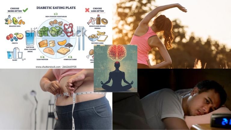 Health tips Kannada diabetes belly fat stress sleep