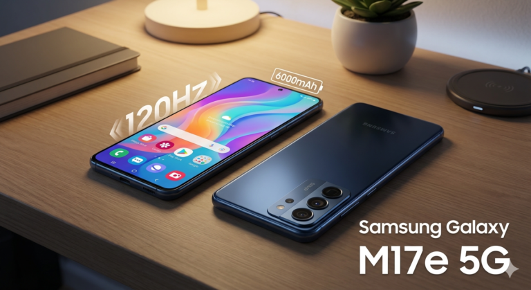 Samsung Galaxy M17e 5G smartphone with 6000mAh battery, 120Hz display and 50MP camera launched in India for budget users