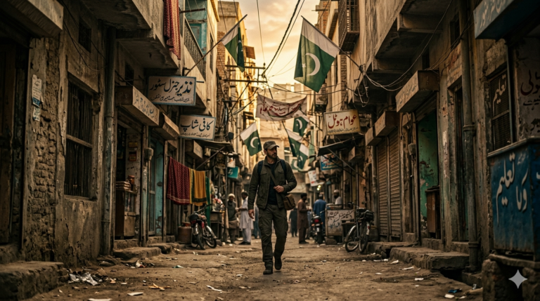 Dhurandhar 2 movie shooting location showing Pakistan Karachi Lyari style street recreated in India