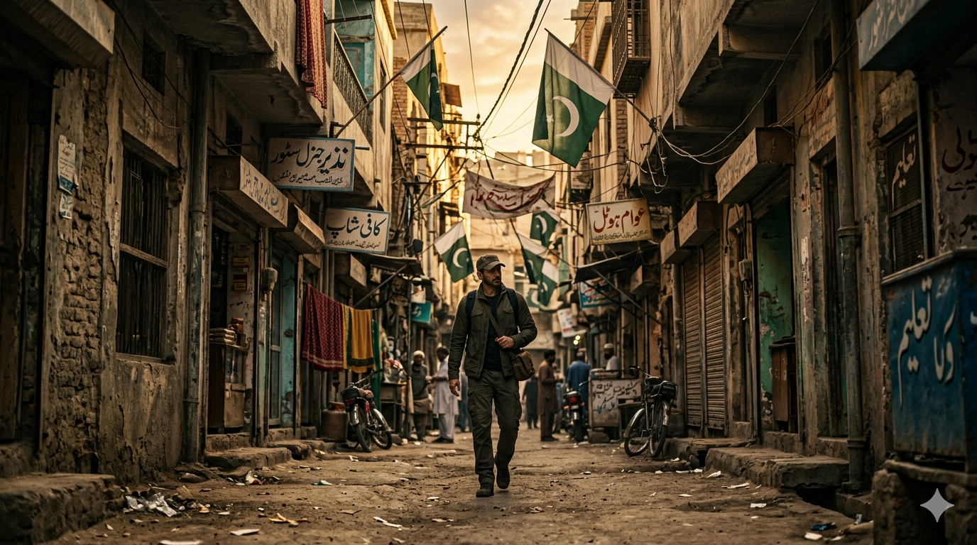 Dhurandhar 2 movie shooting location showing Pakistan Karachi Lyari style street recreated in India